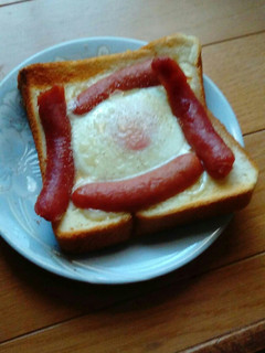 お手軽朝ごパン-レシピのメイン写真