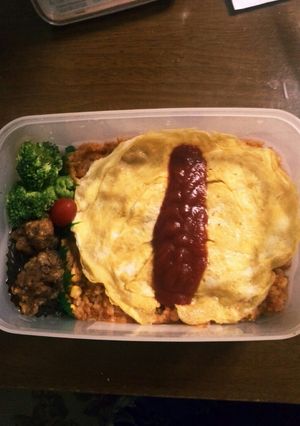 みんな大好きオムライス★部活弁当-レシピのメイン写真