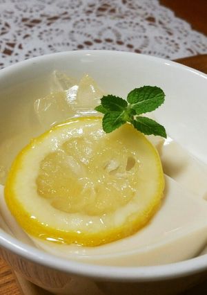 台湾風ふるふるとうふぁ レモンゼリー添え-レシピのメイン写真