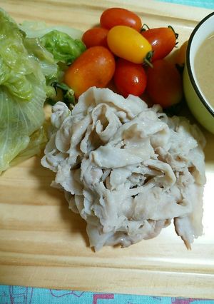 ごまダレ温冷サラダ☆-レシピのメイン写真