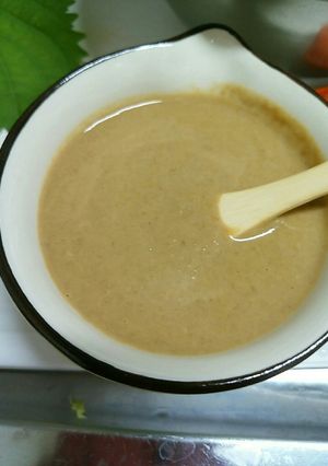 温でも冷でもごまだれかけて！-レシピのメイン写真