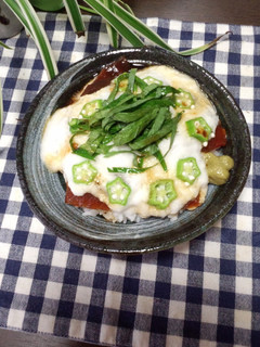マグロと長芋のとろろ丼-レシピのメイン写真