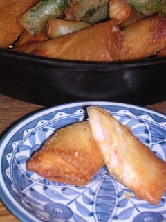 ♪かりっふわっぷりっの海鮮春巻き♪-レシピのメイン写真