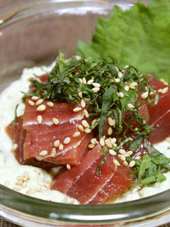 まぐろのアボガド豆腐ソース♪-レシピのメイン写真