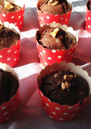 オリーブオイルで作るチョコマフィン♡-レシピのメイン写真