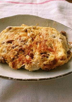 朝の定番☆納豆卵焼き-レシピのメイン写真