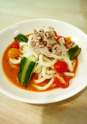 超簡単 ピリ辛 冷やしタンタンうどん-レシピのメイン写真