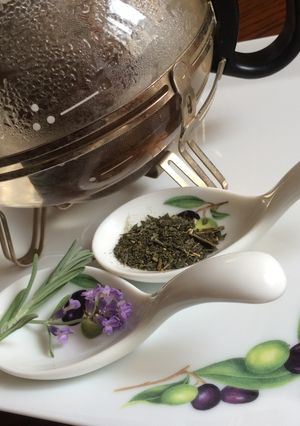 ラベンダー緑茶-レシピのメイン写真