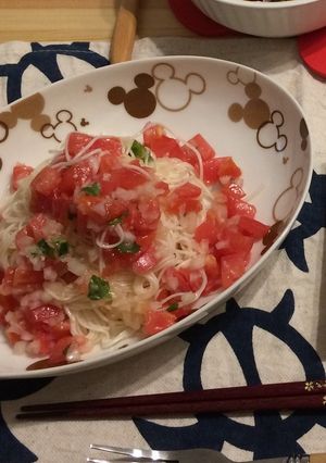 そうめんDE冷製カッペリーニ-レシピのメイン写真