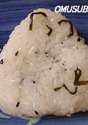 塩こんぶとゴマ塩おにぎり-レシピのメイン写真