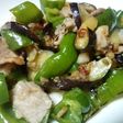 茄子のスタミナ辛子炒め〜つまみに最高!