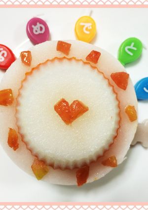 ハーフバースデーに♡超簡単離乳食ケーキ-レシピのメイン写真