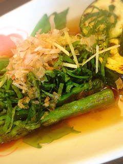 大葉としょうが♪夏野菜の焼きびたし-レシピのメイン写真