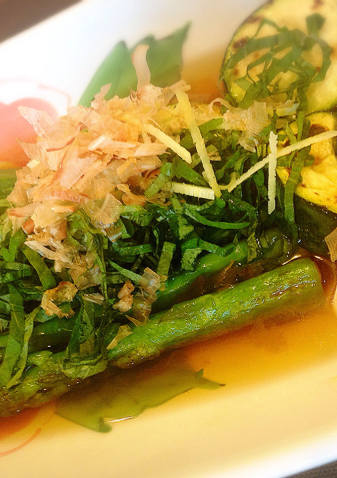 大葉としょうが♪夏野菜の焼きびたし-レシピのメイン写真