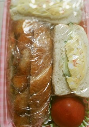 サバサンド✳ポテサラサンド✳お弁当-レシピのメイン写真