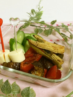 夏野菜のカラフルマリネ-レシピのメイン写真