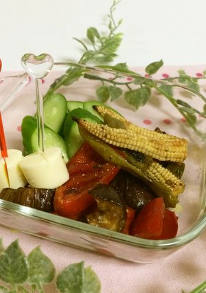 夏野菜のカラフルマリネ-レシピのメイン写真