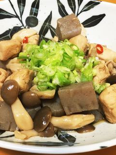 ササミとコンニャクのヘルシー煮!-レシピのメイン写真