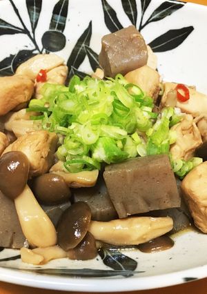 ササミとコンニャクのヘルシー煮！-レシピのメイン写真