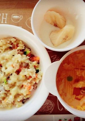 １歳から幼児のꉂカレードリア風ご飯-レシピのメイン写真