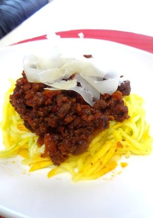 ズッキーニ麺de本格ボロネーゼ-レシピのメイン写真