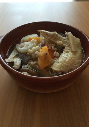 お鍋ひとつ！煮込むだけ！簡単 参鶏湯風♬-レシピのメイン写真
