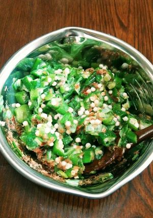 オクラの梅肉あえ～夏バテ防止に～-レシピのメイン写真