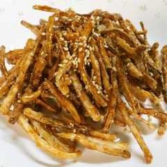 A picture of ごぼうの甘辛和え♪クセになる食感.