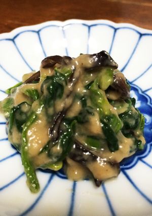 母の胡麻豆腐の白和え風-レシピのメイン写真