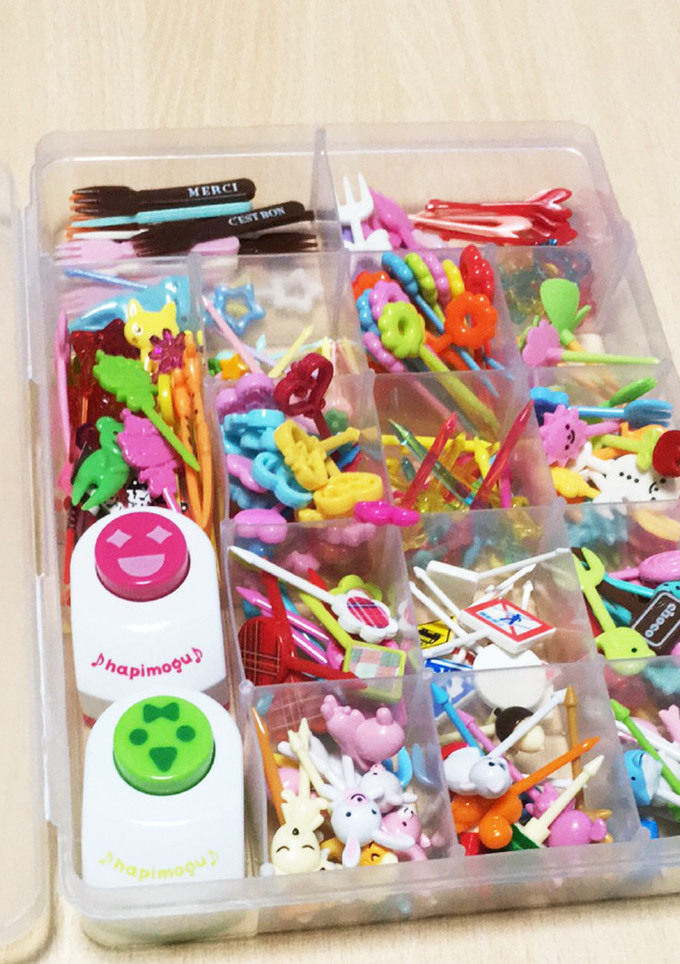 キャラ弁をあきらめた母の大量ピックの保存-レシピのメイン写真