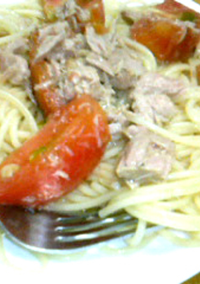 トマトとツナの冷製和風パスタ-レシピのメイン写真