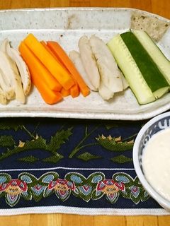 豆腐・味噌で作る 和風デイップ-レシピのメイン写真