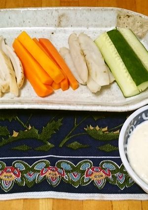 豆腐・味噌で作る 和風デイップ-レシピのメイン写真