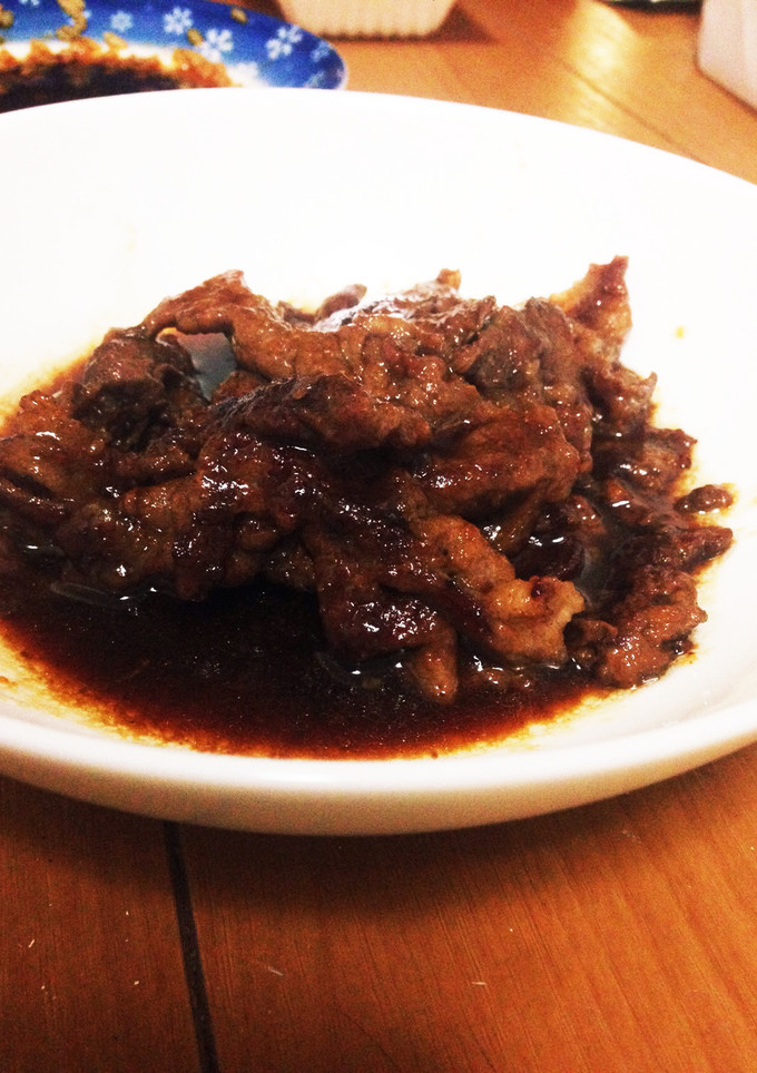 簡単牛こま切れの焼肉煮-レシピのメイン写真