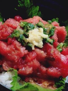 ひまわりのようなたたき鮪丼✨-レシピのメイン写真