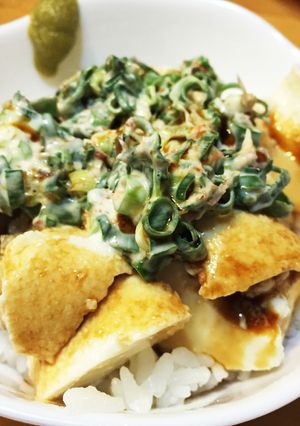 暑〜い時は! 豆腐丼-レシピのメイン写真