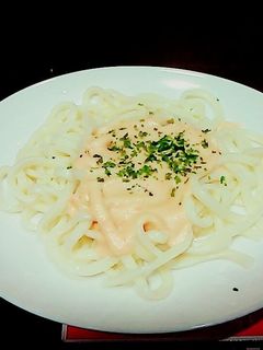 小腹にどうぞ!たらこうどん!!-レシピのメイン写真