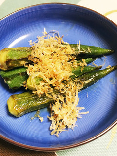 オクラのマヨポン焼き♪-レシピのメイン写真