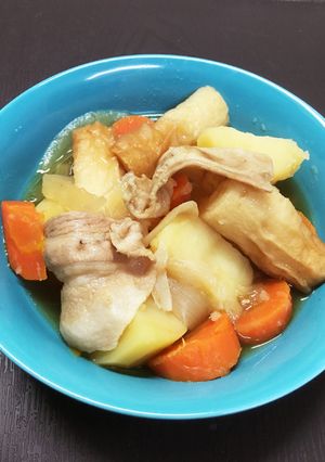 豚バラちくわ入り肉じゃが-レシピのメイン写真