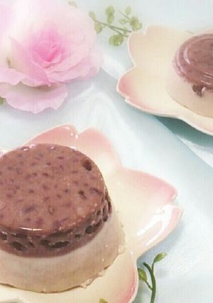 『極上粒あん』で作るミルク粒あんプリン-レシピのメイン写真