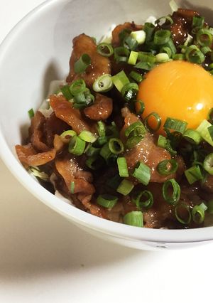男子大好き。豚の生姜焼き丼-レシピのメイン写真