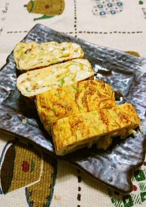 豆腐を入れて卵焼きー美味しいぎせい豆腐-レシピのメイン写真