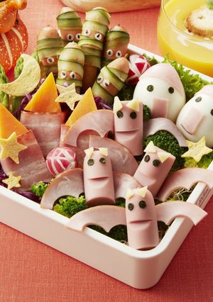 ハロウィンお弁当（おかず）-レシピのメイン写真