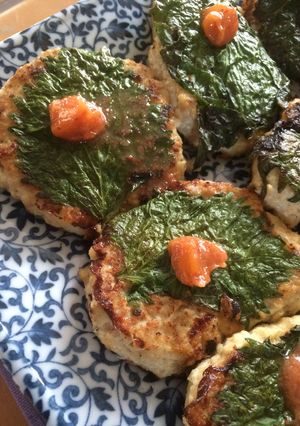 豆腐つくねバーグ明太子ソース-レシピのメイン写真