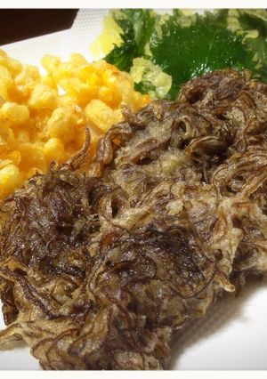 もずくの天ぷら de めんそーれ気分♪-レシピのメイン写真
