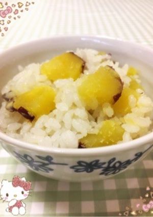 サツマイモごはん〜(o˘◡˘o)♡-レシピのメイン写真