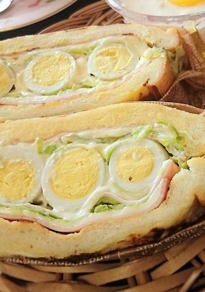 【フレンチトーストdeわんぱくサンド】♪-レシピのメイン写真