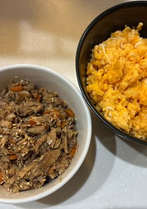 サバ缶そぼろ丼-レシピのメイン写真