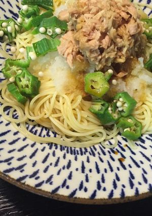 ツナと大根おろしの乗っけるだけ簡単パスタ-レシピのメイン写真