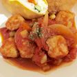 冷凍ミートボールのトマト煮